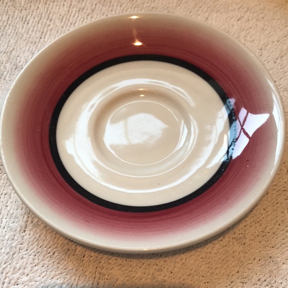 Vintage Mayer China 3 Pink Rim Espresso Demitasse Cups Saucers Beaver Falls Pa - Picture 6 of 10